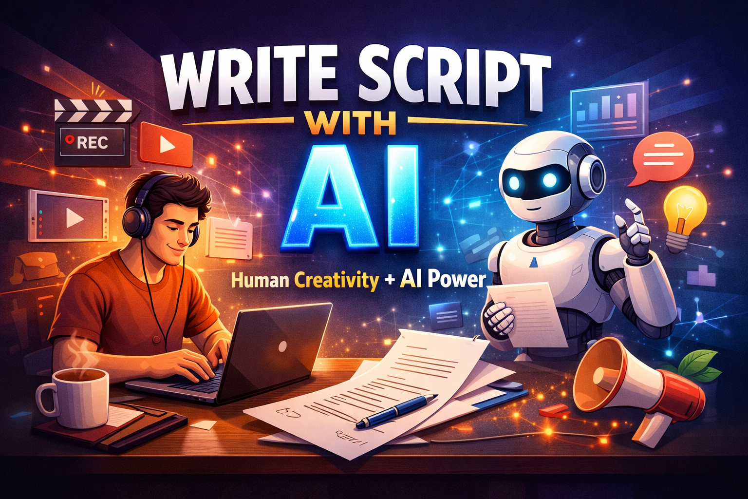 Write Script with AI: