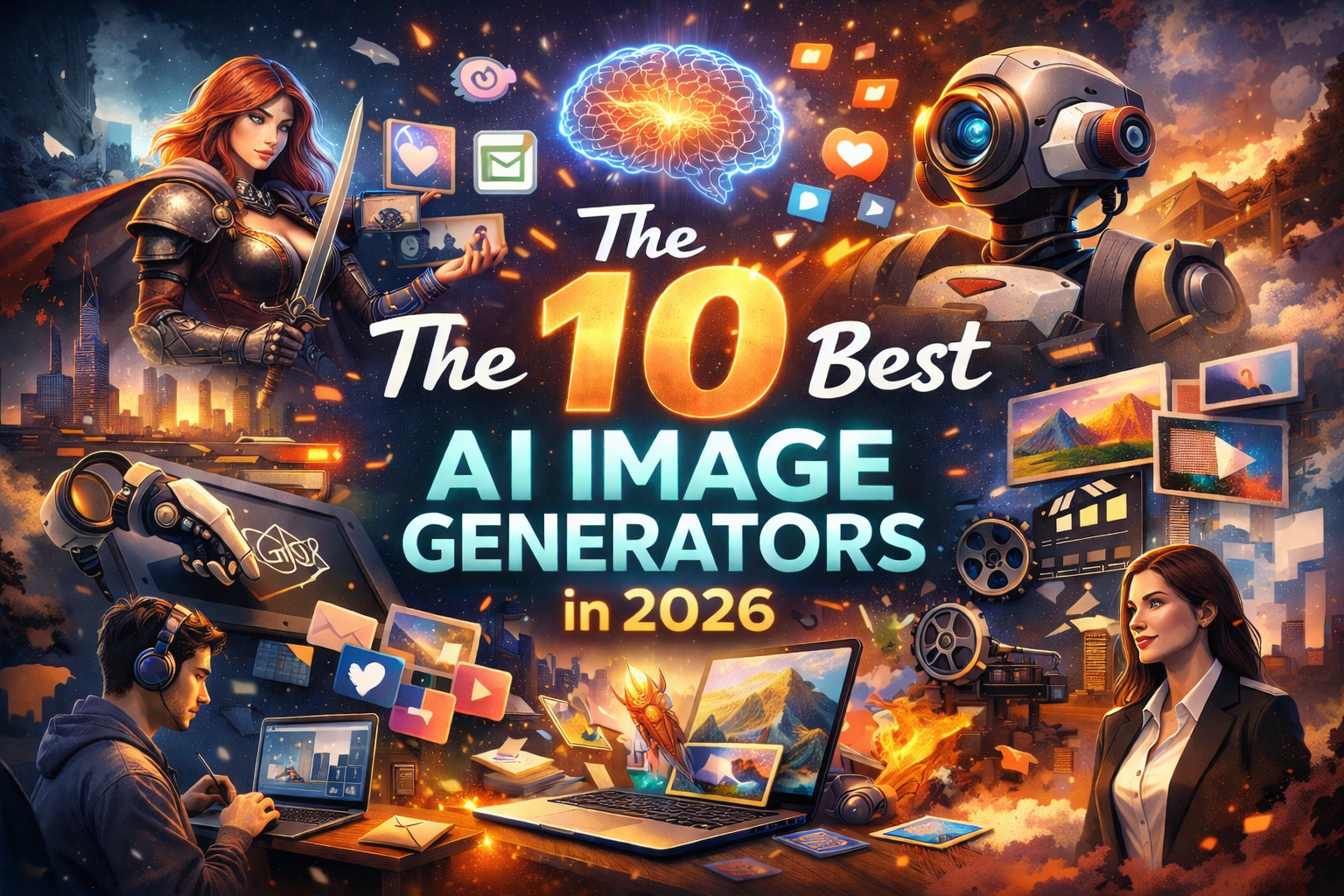 The 10 Best AI Image Generators in 2026